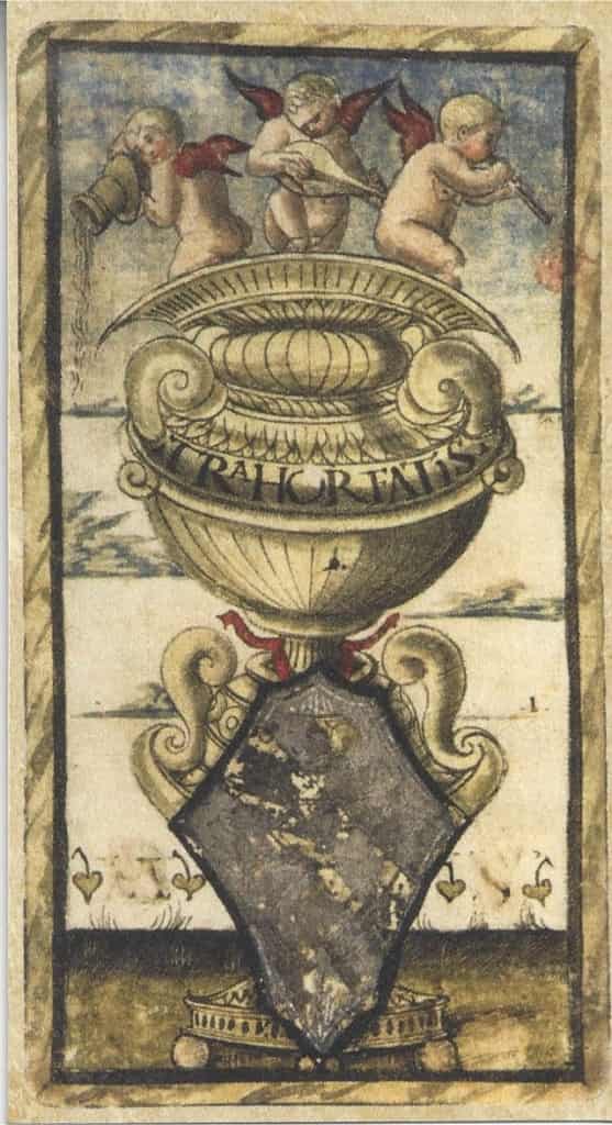 Sola Busca Ace of Cups