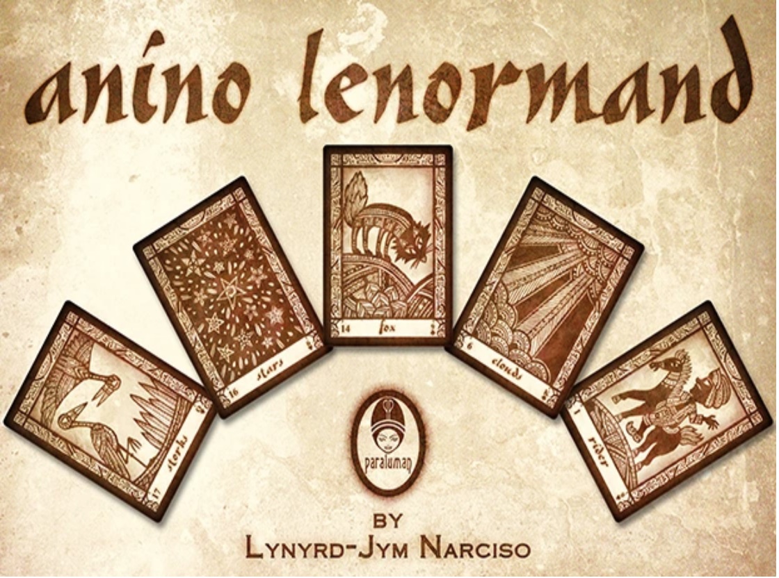Anino Lenormand The Queen's Sword example lenormand cards