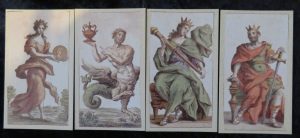 Minchiate Fiorentine Etruria Review. The Queen's Sword Court cards
