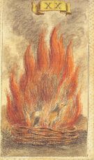Minchiate Fiorentine Etruria The Queen's Sword Element card Fire